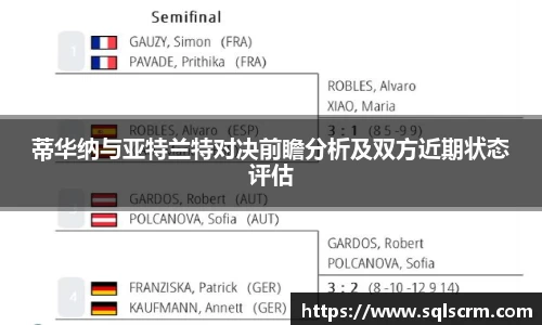 蒂华纳与亚特兰特对决前瞻分析及双方近期状态评估